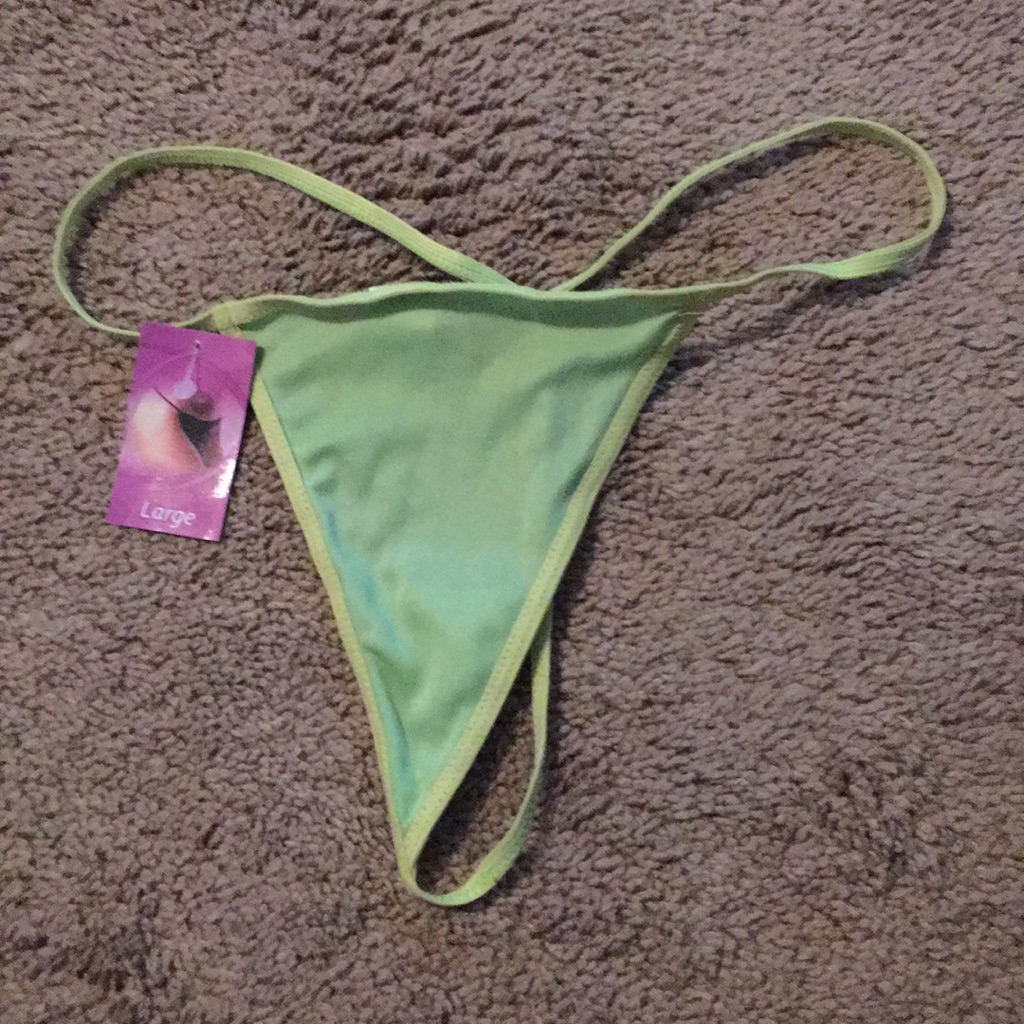 Brand New Green Color GString Panties